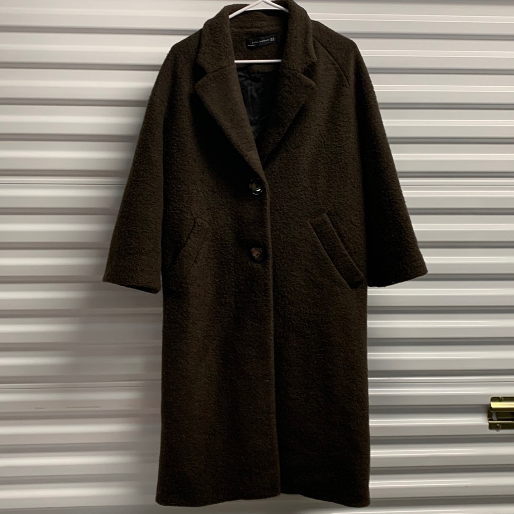 Zara Dark Brown Coat